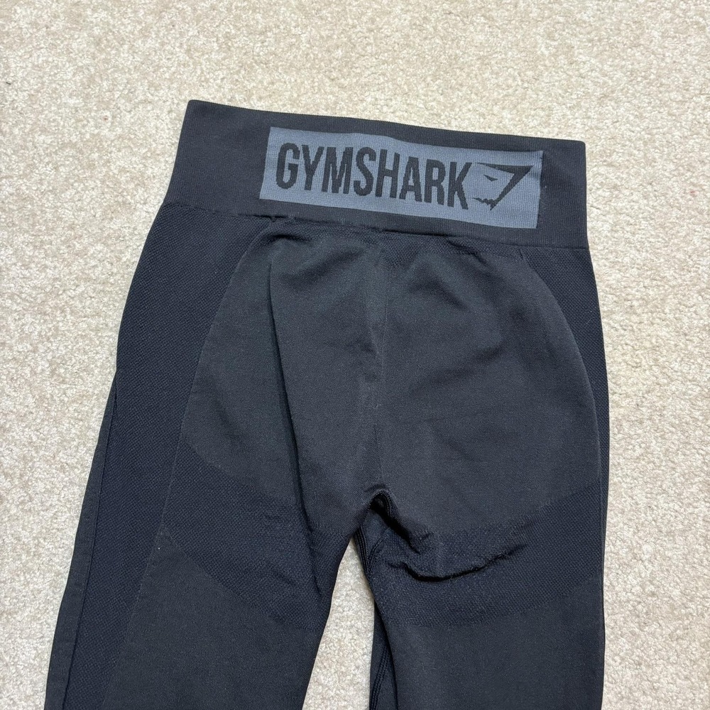 Gymshark‎ Leggings Womens Small Black High Rise Ankle Yoga Workout Stretch Pants